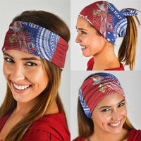 Tonga and Samoa Rugby Custom Neck Gaiter Ikale Tahi Manu Samoa Together - Polynesian Pride