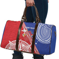 Tonga and Samoa Rugby Custom Travel Bag Ikale Tahi Manu Samoa Together - Polynesian Pride