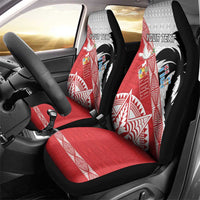 Fiji and Tonga Rugby Custom Car Seat Cover Flying Fijians Ikale Tahi Together Pacific - Polynesian Pride