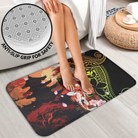 Hawaiian and Japanese Bathroom Set Koi Fish With Kanaka Polynesian Tattoo LT14 - Polynesian Pride