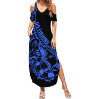 polynesia-family-matching-summer-maxi-dress-and-hawaiian-shirt-fish-hook-tattoo-go-fishing-polynesian-pattern-blue