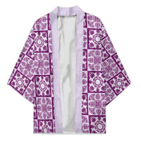 Poni Palaka Quilt Hawaii Kimono Hawaiian Tropical Monstera Sea Turtle