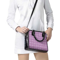 Poni Palaka Quilt Hawaii Shoulder Handbag Hawaiian Tropical Monstera Sea Turtle