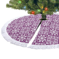 Poni Palaka Quilt Hawaii Tree Skirt Hawaiian Tropical Monstera Sea Turtle