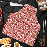 Ulaula Palaka Quilt Hawaii Apron Hawaiian Tropical Monstera Sea Turtle