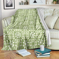 Omaomao Palaka Quilt Hawaii Blanket Hawaiian Tropical Monstera Sea Turtle