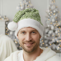 Omaomao Palaka Quilt Hawaii Christmas Santa Hat Hawaiian Tropical Monstera Sea Turtle