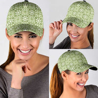 Omaomao Palaka Quilt Hawaii Classic Cap Hawaiian Tropical Monstera Sea Turtle
