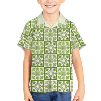 Omaomao Palaka Quilt Hawaii Hawaiian Shirt Hawaiian Tropical Monstera Sea Turtle