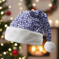 Polu Palaka Quilt Hawaii Christmas Santa Hat Hawaiian Tropical Monstera Sea Turtle