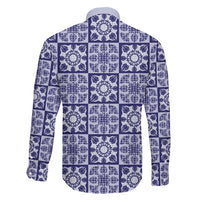 Polu Palaka Quilt Hawaii Family Matching Off Shoulder Short Dress and Hawaiian Shirt Hawaiian Tropical Monstera Sea Turtle LT14 - Polynesian Pride