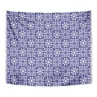 Polu Palaka Quilt Hawaii Tapestry Hawaiian Tropical Monstera Sea Turtle