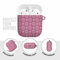 Akala Palaka Quilt Hawaii AirPods Case Hawaiian Tropical Monstera Sea Turtle