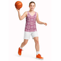 Akala Palaka Quilt Hawaii Basketball Jersey Hawaiian Tropical Monstera Sea Turtle