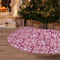 Akala Palaka Quilt Hawaii Tree Skirt Hawaiian Tropical Monstera Sea Turtle
