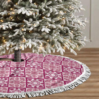 Akala Palaka Quilt Hawaii Tree Skirt Hawaiian Tropical Monstera Sea Turtle