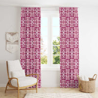 Akala Palaka Quilt Hawaii Window Curtain Hawaiian Tropical Monstera Sea Turtle