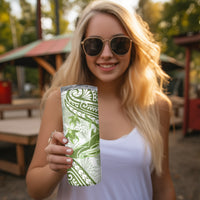 Lime Green Polynesia Skinny Tumbler Polynesian Turtle Shark Tattoo Tropical Vintage LT14 - Polynesian Pride