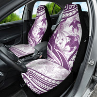 Purple Polynesia Car Seat Cover Polynesian Turtle Shark Tattoo Tropical Vintage LT14 - Polynesian Pride