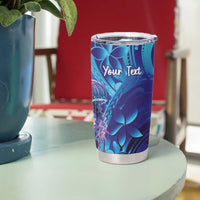 Polynesia Jellyfish Memorial Personalised Tumbler Cup Infinity Jellies Polynesian Pattern