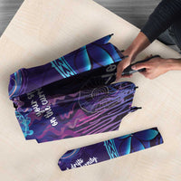 Polynesia Jellyfish Memorial Personalised Umbrella Infinity Jellies Polynesian Pattern