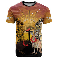 Australia And New Zealand ANZAC T Shirt Aussie Kangaroo With Aotearoa Kiwi Lest We Forget