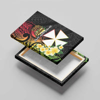 Wallis and Futuna Victory Day Canvas Wall Art Liberty Equality Fraternity Polynesian Plumeria LT14 - Polynesian Pride