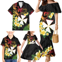 Wallis and Futuna Victory Day Family Matching Mermaid Dress and Hawaiian Shirt Liberty Equality Fraternity Polynesian Plumeria LT14 - Polynesian Pride