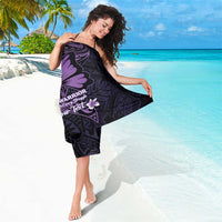 Personalised Fibromyalgia Awareness Month Sarong Fibro Warrior Strength In Every Struggle