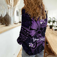 Personalised Fibromyalgia Awareness Month Women Casual Shirt Fibro Warrior Strength In Every Struggle