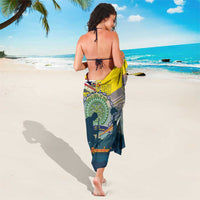 Niue ANZAC Day Sarong We Will Remember Them Camouflage Style