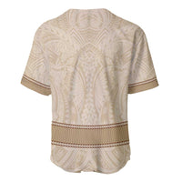 Mauri Ribaberiki Kiribati Baseball Jersey Cowrie Shells Lei Palm Leaf Weaving