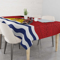 Mauri Kiribati Independence Day Tablecloth 1979 Proud National Frigatebird