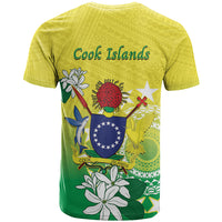 Cook Islands Independence Day T Shirt Kuki Airani Tiare Maori Polynesian Pattern - Green