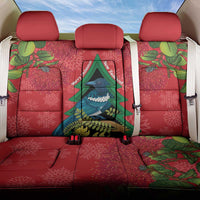 New Zealand Christmas In July Back Car Seat Cover Kowhai Tui Bird With Pohutukawa - Red LT14 One Size Red - Polynesian Pride