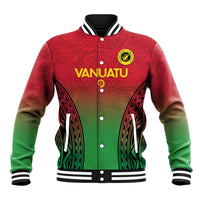 Custom Vanuatu Cricket Baseball Jacket 2024 Polynesian Pattern Sporty Style
