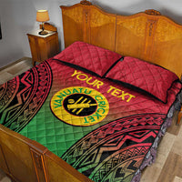 Custom Vanuatu Cricket Quilt Bed Set 2024 Polynesian Pattern Sporty Style