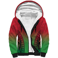Custom Vanuatu Cricket Sherpa Hoodie 2024 Polynesian Pattern Sporty Style