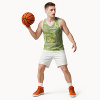 Aloha Hawaii Ulu Palaka Motifs Basketball Jersey Hawaiian Breadfruit Stylized Stamp LT14 - Polynesian Pride