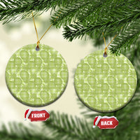 Omaomao Hawaii Breadfruit Palaka Motifs Ceramic Ornament