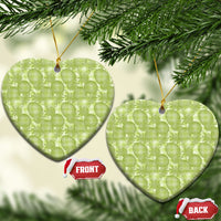 Omaomao Hawaii Breadfruit Palaka Motifs Ceramic Ornament