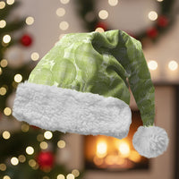 Omaomao Hawaii Breadfruit Palaka Motifs Christmas Santa Hat