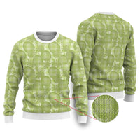 Omaomao Hawaii Breadfruit Palaka Motifs Ugly Christmas Sweater