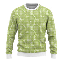 Omaomao Hawaii Breadfruit Palaka Motifs Ugly Christmas Sweater