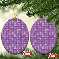 Poni Hawaii Breadfruit Palaka Motifs Ceramic Ornament