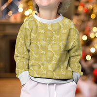 Melemele Hawaii Breadfruit Palaka Motifs Kid Ugly Christmas Sweater