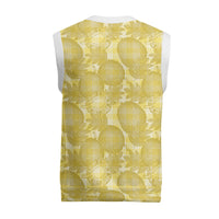 Melemele Hawaii Breadfruit Palaka Motifs Christmas Knitted V-Neck Vest