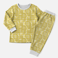 Melemele Hawaii Breadfruit Palaka Motifs Christmas Pajama Set