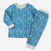 Polu Hawaii Breadfruit Palaka Motifs Christmas Pajama Set
