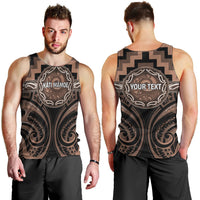 Aotearoa Kati Mamoe Personalised Men Tank Top Maori Iwi Poutama Puhoro Tattoo LT14 - Polynesian Pride